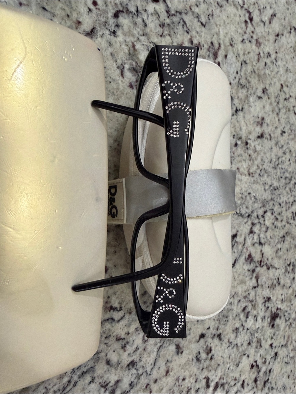 vintage D&G black optical frames